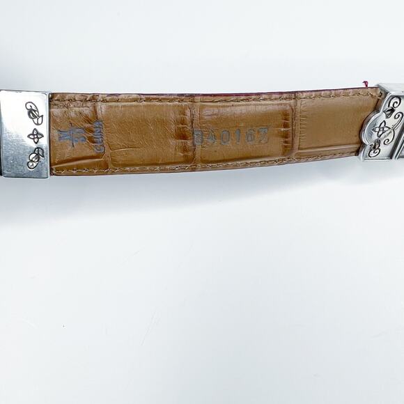 Brighton Reversible Red And Tan Belt Size Medium - Picture 8 of 10